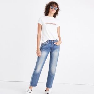 Madewell Straight Crop Jeans
